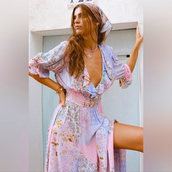 Spell Cha Cha Gown in Jacaranda Maxi Dress - Picture 6 of 10